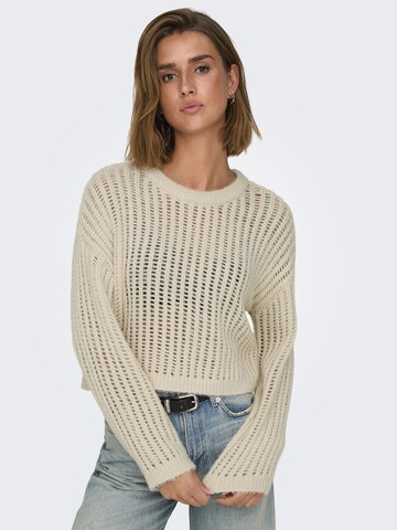 ONLY Pullover 'MAJA' i hvid: forside