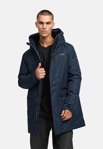 STONE HARBOUR Winter coat 'Netaan XX' in Blue: front