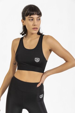 Jimmy Sanders Bralette Sports bra in Black: front