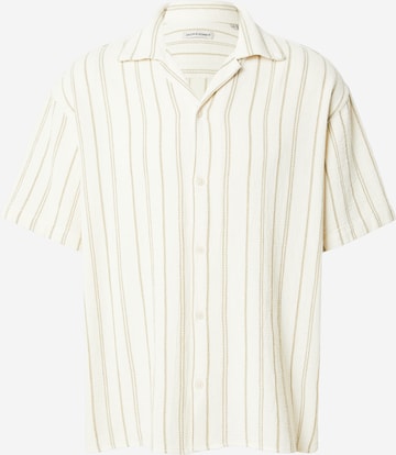 JACK & JONES Comfort Fit Skjorte 'JWHCoba' i beige: forside