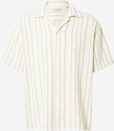 Marškiniai 'JWHCOBA' iš JACK & JONES, spalva – kremo / alyvuogių spalva, Prekių apžvalga