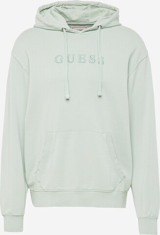 GUESS Sweatshirt 'FINCH' i grön: framsida