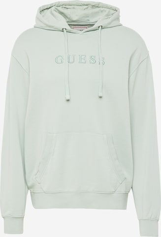 Sweat-shirt 'FINCH' GUESS en vert : devant