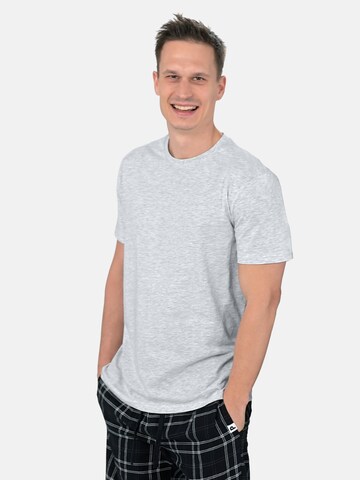 Maglietta 'Pantoneclo Men’s Round Neck T-Shirt' di PANTONECLO in grigio