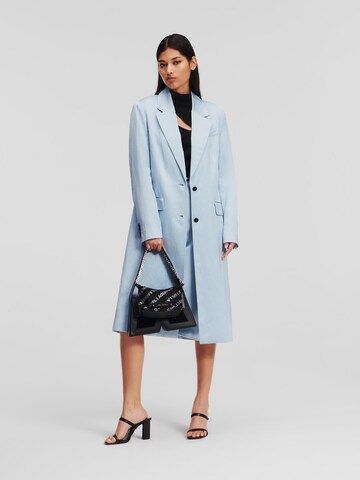 Karl Lagerfeld Between-Seasons Coat in Blue