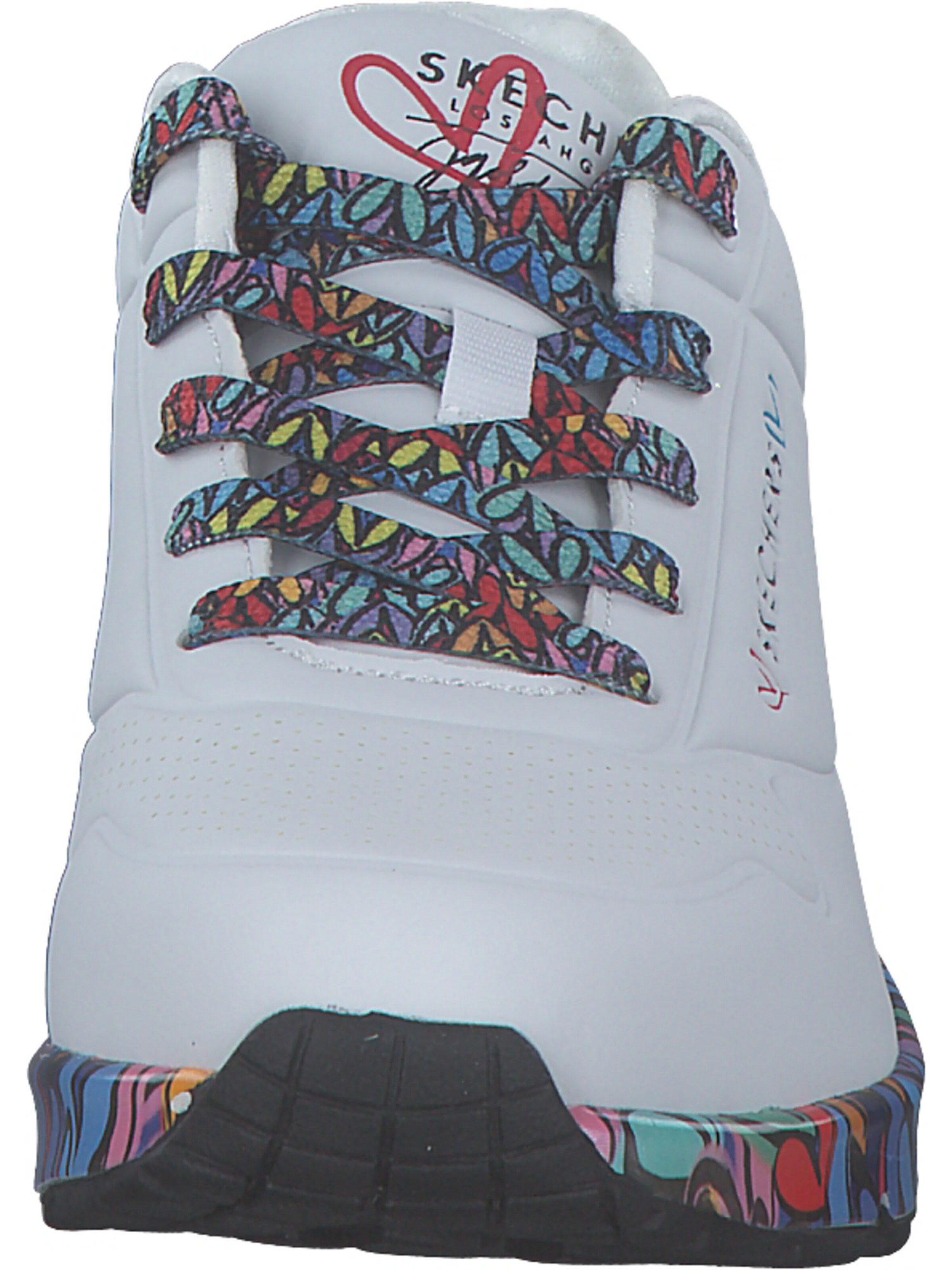 Baskets basses 'Uno - Ravaged Love' SKECHERS en blanc