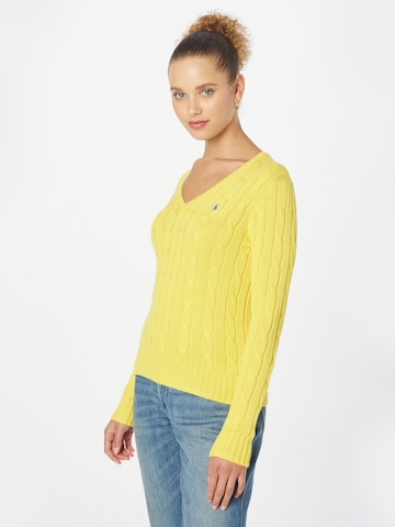 Pullover 'KIMBERLY' di Polo Ralph Lauren in giallo: frontale