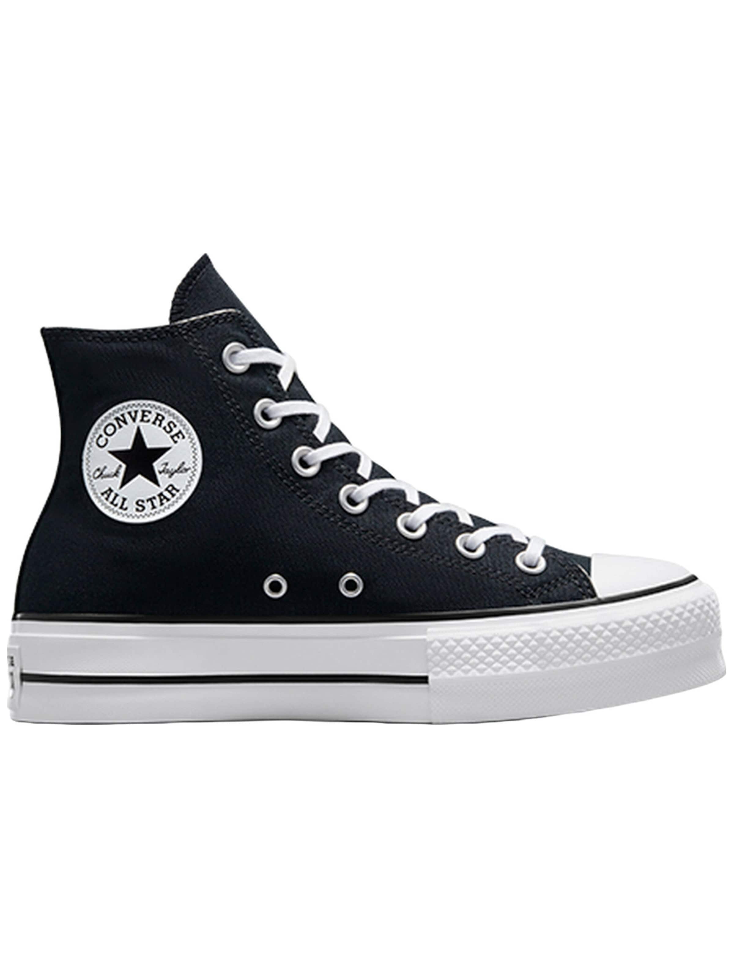 CONVERSE High-top trainers 'Converse Chuck Taylor All Star Lift Hi' in Black: front