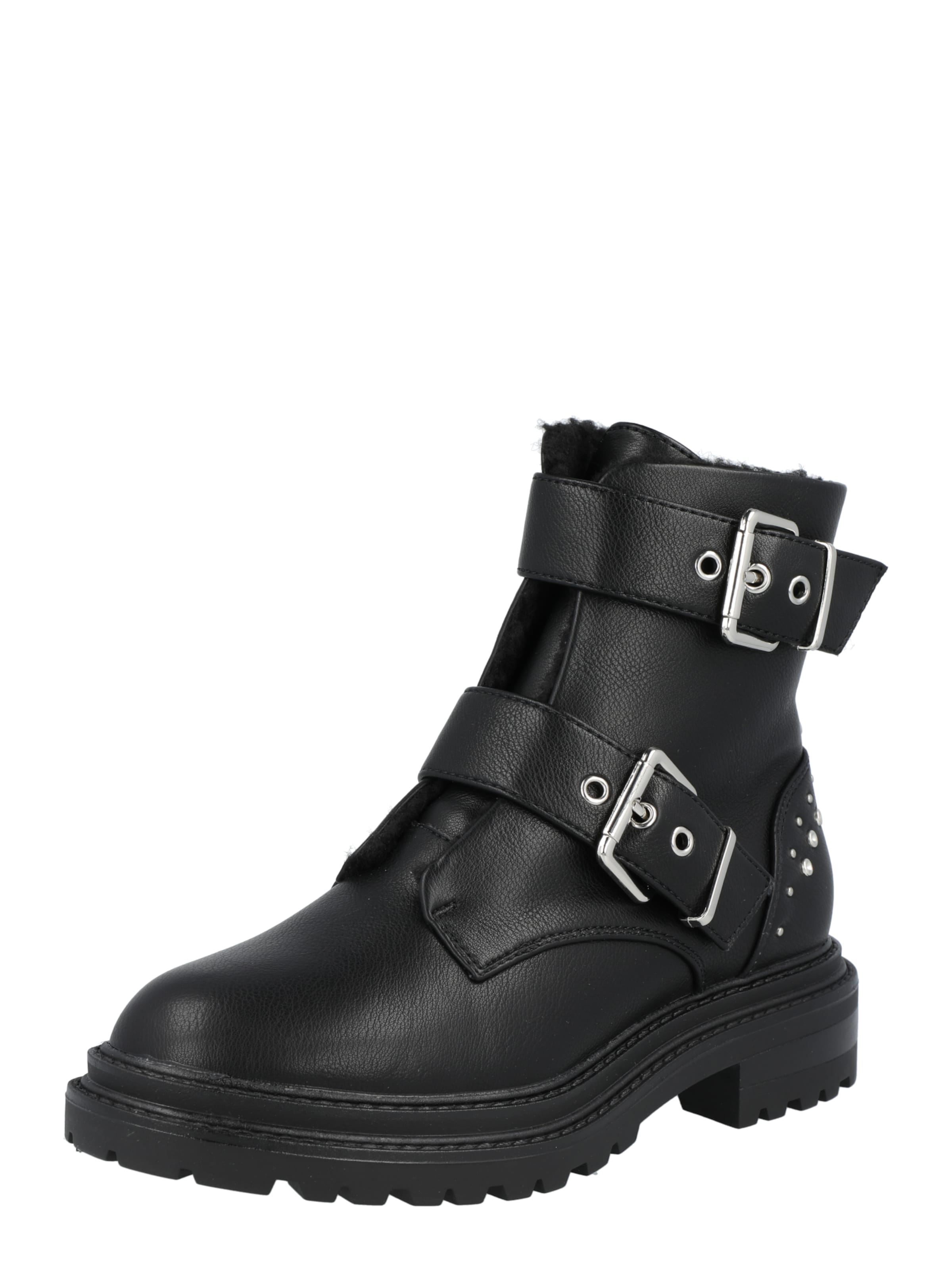 Damen Stiefeletten mit gerafftem Stil - Falten & seitlicher Reißverschluss