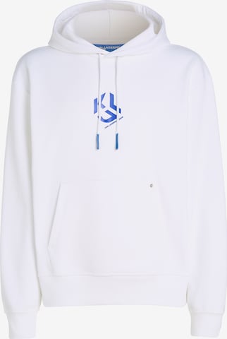 KARL LAGERFELD JEANS - Sudadera en blanco: frente