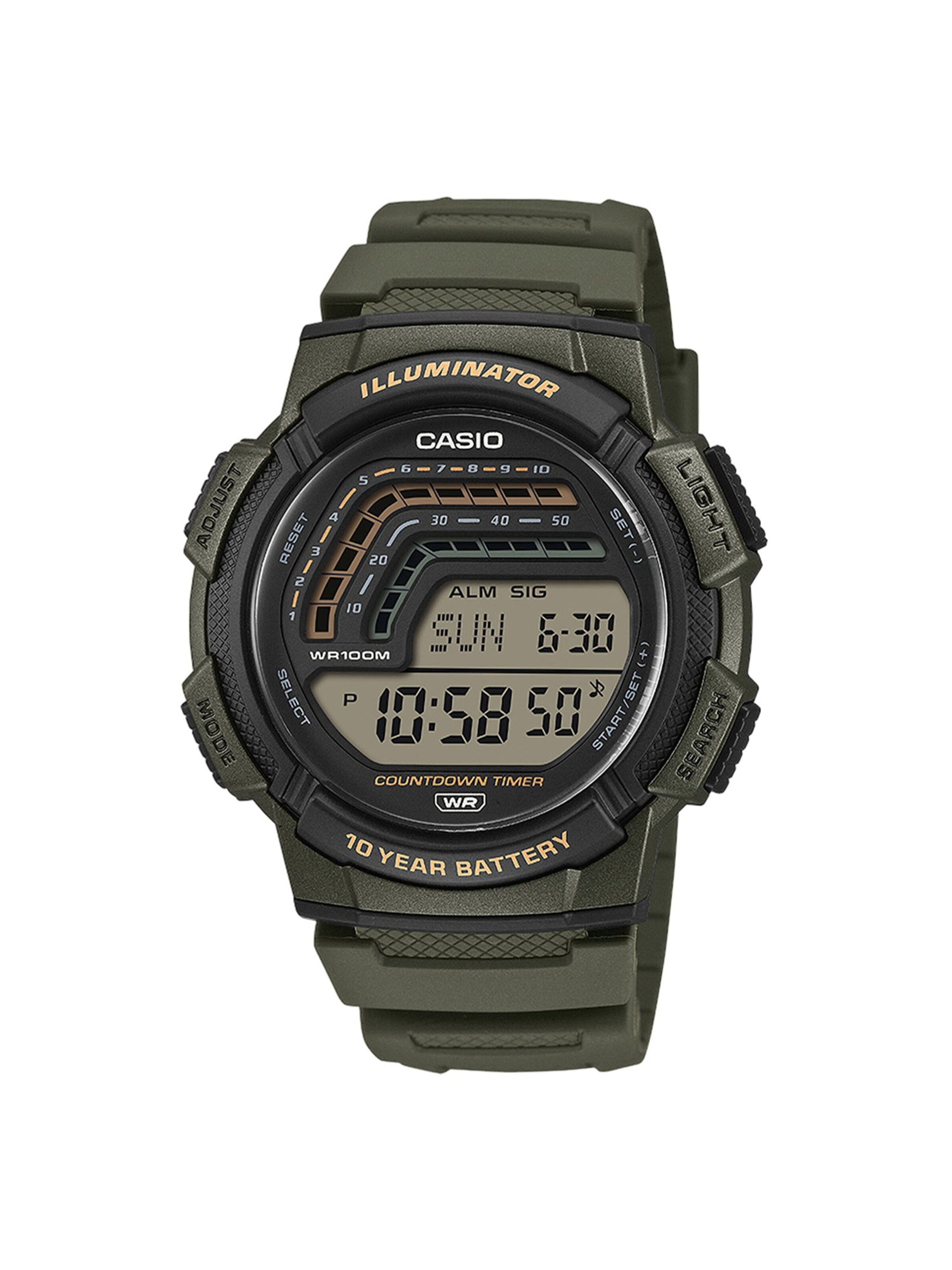 CASIO Digital watch 'Statement' in Green: front
