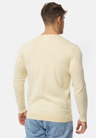 INDICODE JEANS Sweater 'Gamal' in Yellow