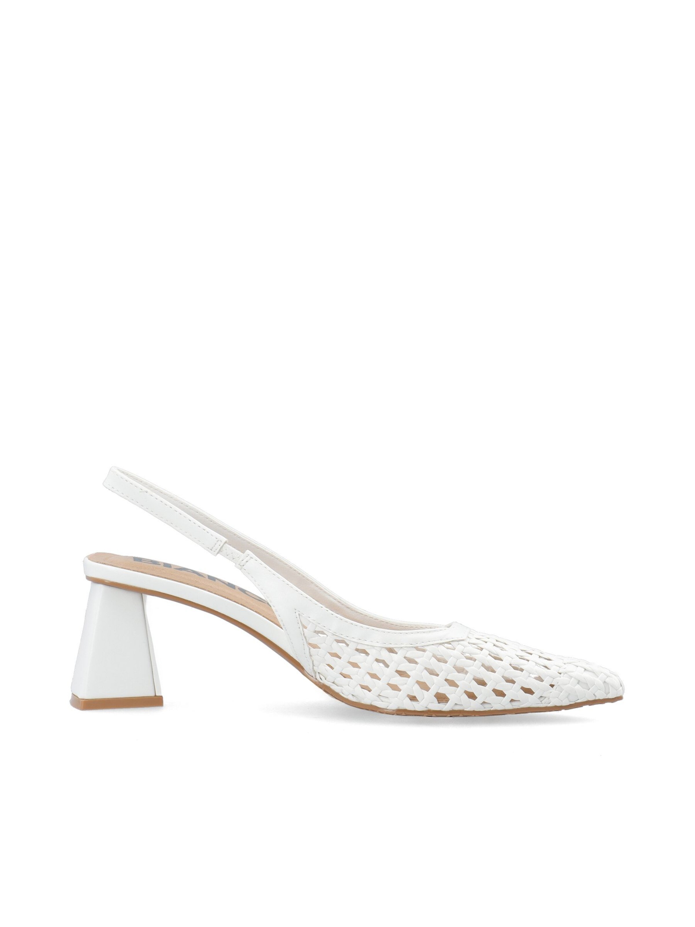 Bianco - Zapatos destalonado 'Maralyn' en blanco
