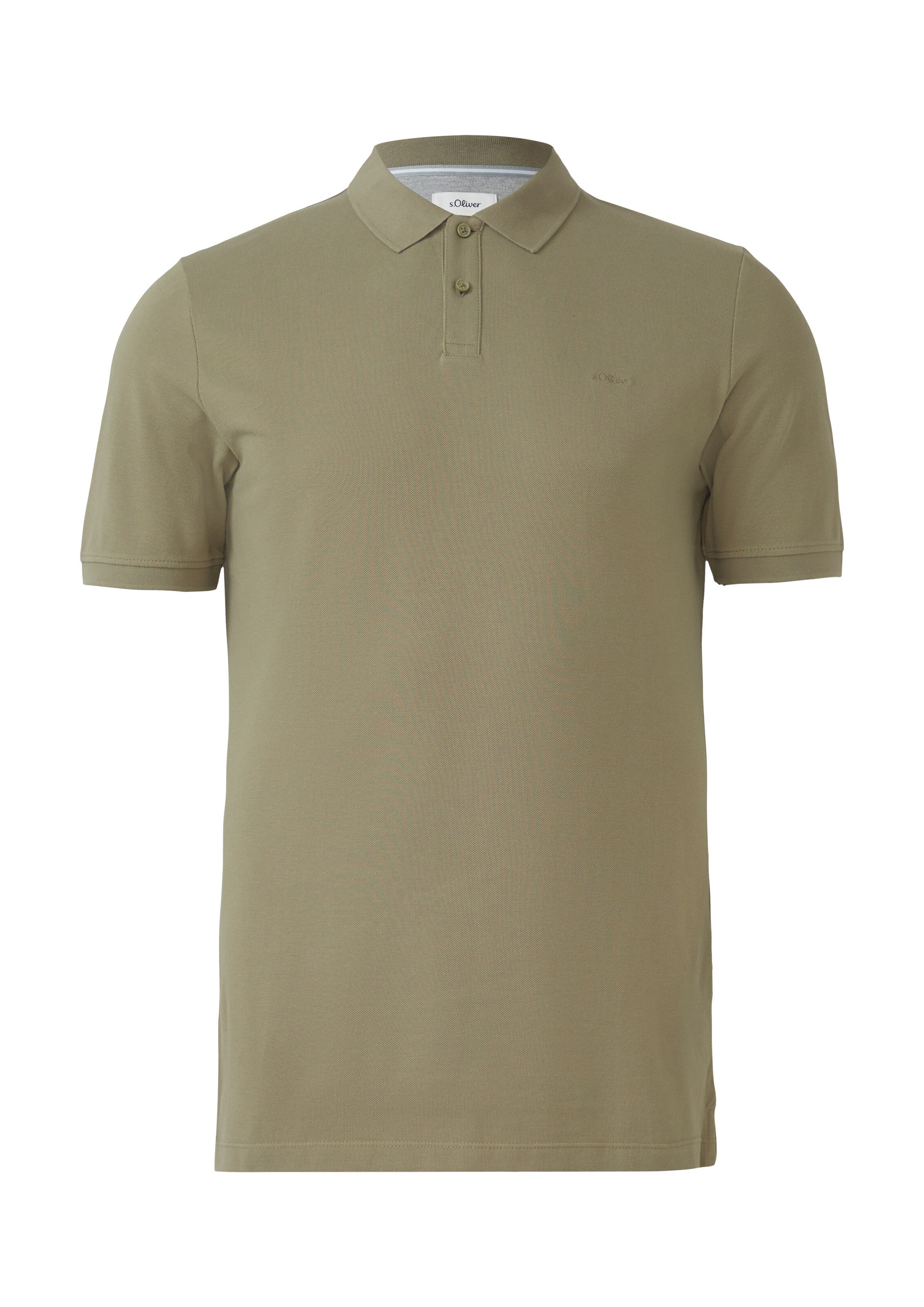 s.Oliver Men Tall Sizes Shirt in Green: front