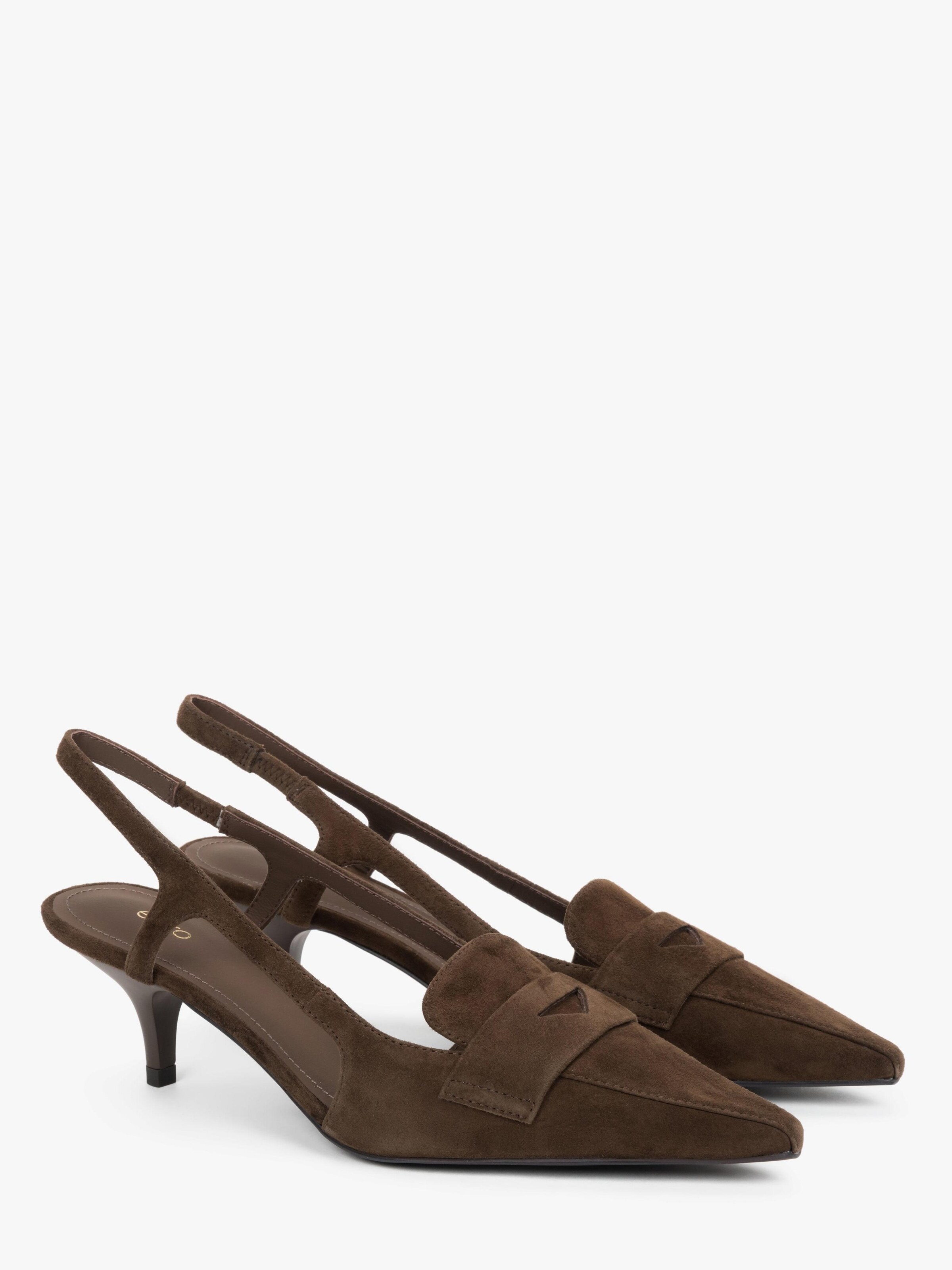 Estro Slingback pumps i brun