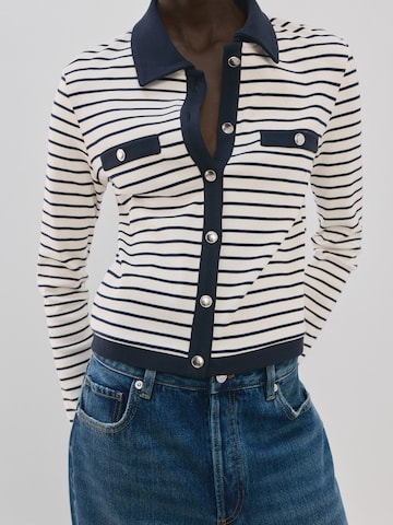 MANGO Knit cardigan 'PORTO' in Blue