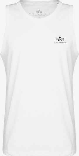Marškinėliai iš ALPHA INDUSTRIES, spalva – juoda / balta, Prekių apžvalga