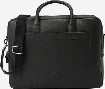 Tiger of Sweden Document Bag 'BEROUN' in Black: front