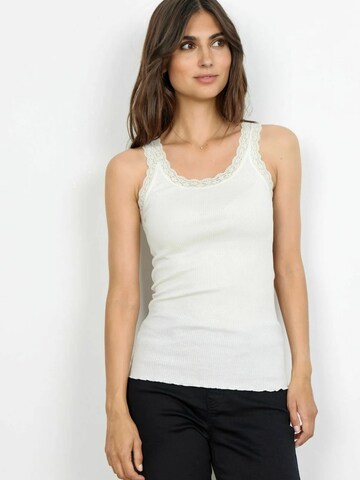 Haut ' SC_SARONA ' Soyaconcept en blanc : devant