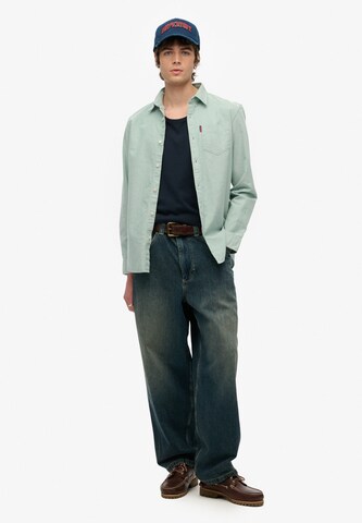 Superdry Regular fit Button Up Shirt in Green