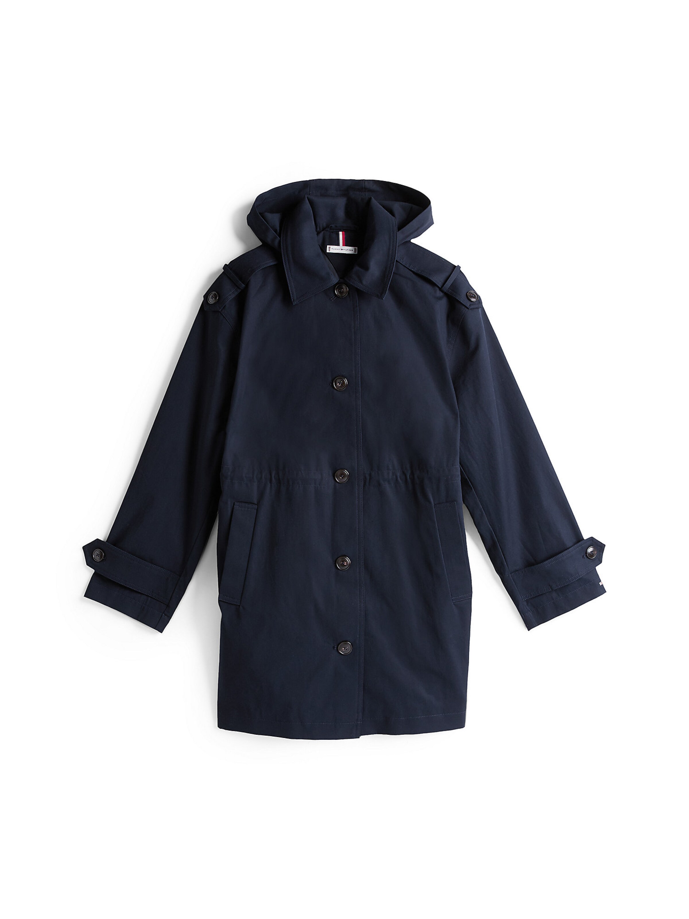 Parka mi-saison TOMMY HILFIGER en bleu : devant