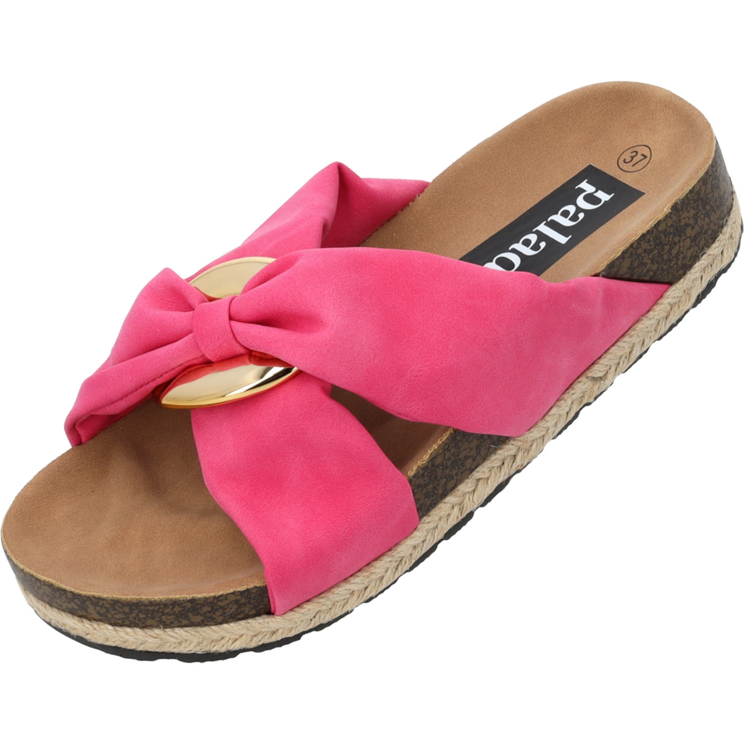Palado Pantolette 'Bandi' in Pink: Vorderseite