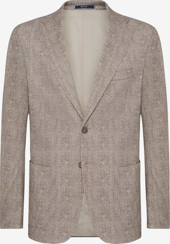 Boggi Milano Regular fit Suit Jacket in Brown: front