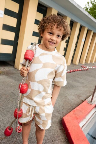 Noppies Loosefit Broek in Wit: voorkant