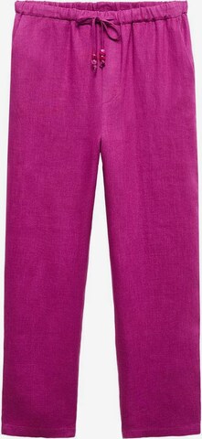 MANGO Loosefit Hose in Pink: predná strana