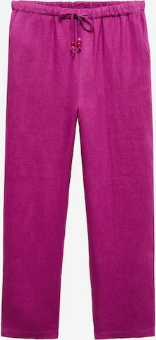 Pantalon MANGO en rose : devant