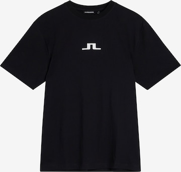 J.Lindeberg Shirt 'Darcy' in Zwart: voorkant