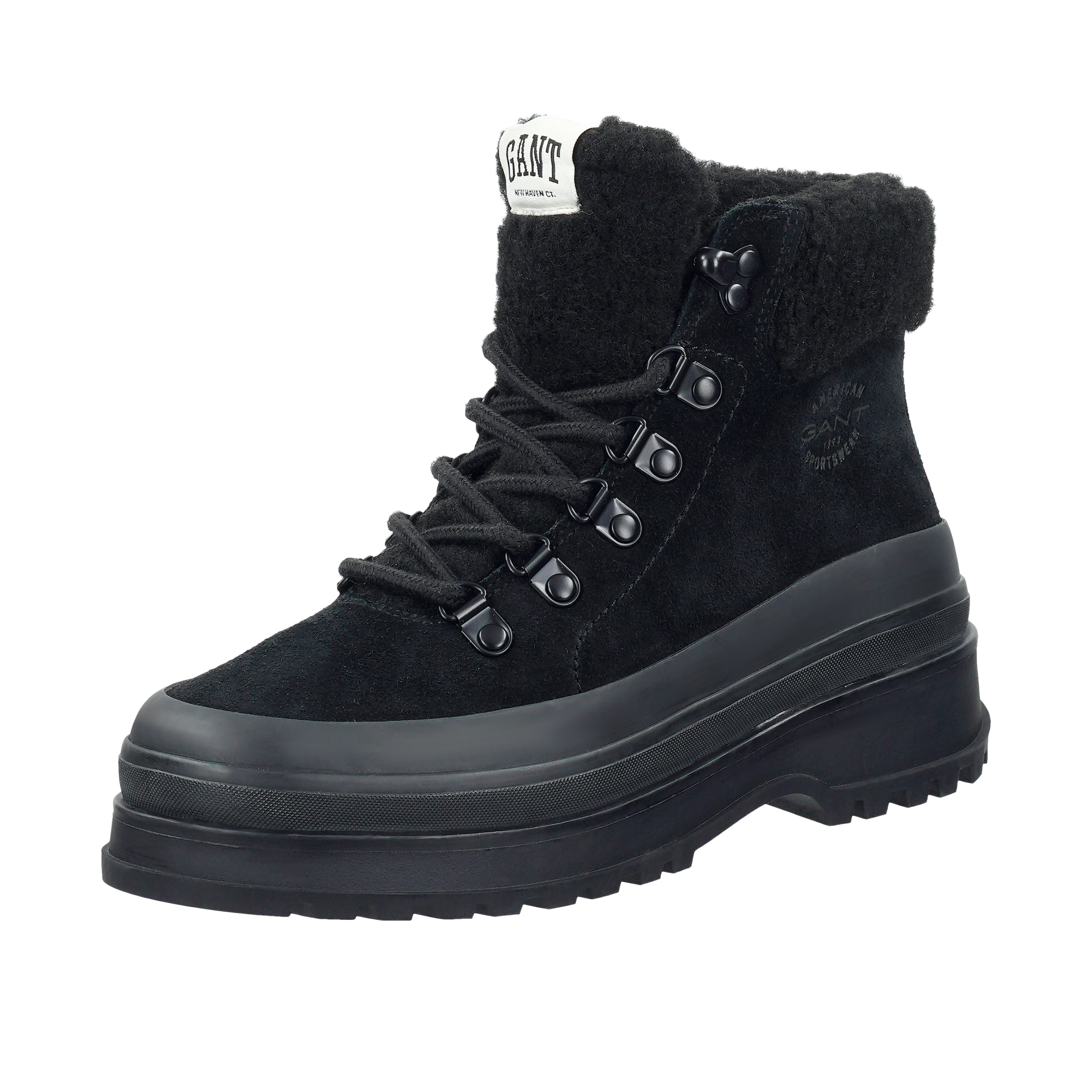 Bottines à lacets 'Wintly' GANT en noir : devant