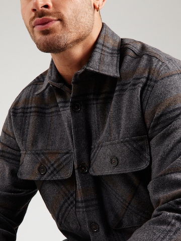 JACK & JONES Regular Fit Hemd 'JPRRAYLE' in Grau