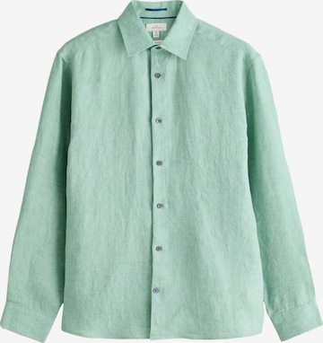 Next - Ajuste regular Camisa en verde: frente