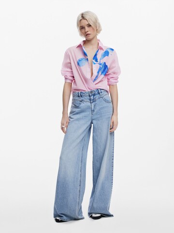 Chemisier Desigual en rose
