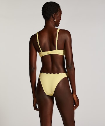 Hunkemöller Triangle Bikini Top in Yellow