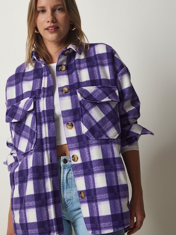 Happiness İstanbul Prechodná bunda - Fialová