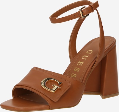 GUESS Sandales 'KERNARA' en marron, Vue avec produit