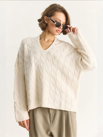 Pullover 'Pullover' di Bianco Lucci in beige