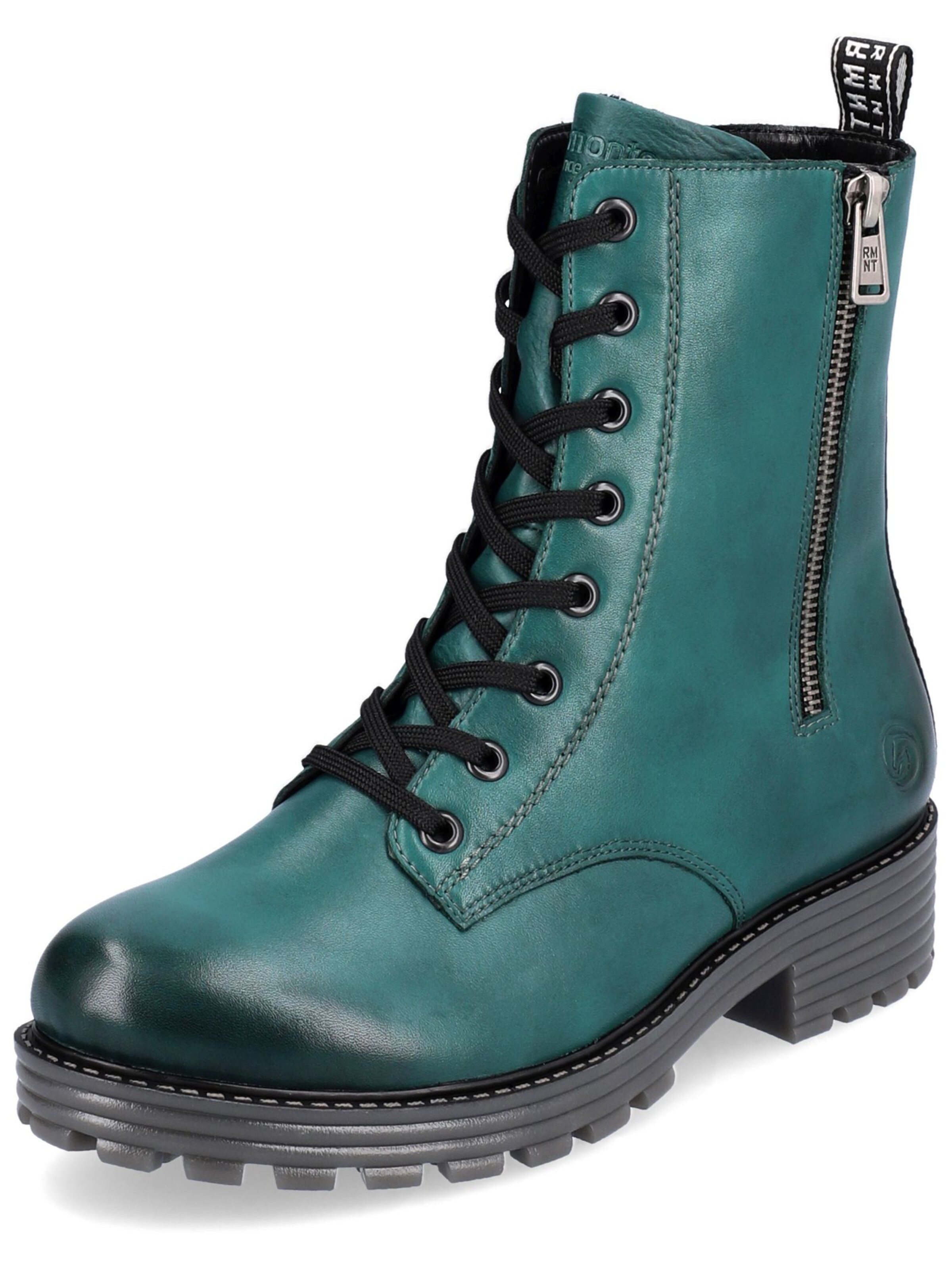 REMONTE Veterlaarsjes in Blauw: voorkant