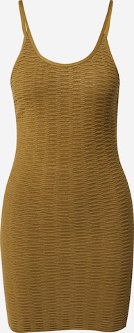 WEEKDAY Knit dress in Green: front