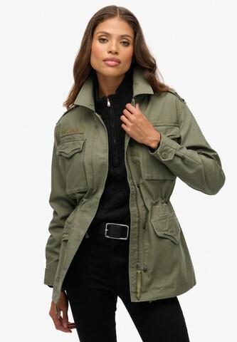 Veste mi-saison Superdry en vert