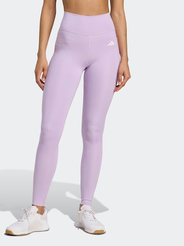 ADIDAS PERFORMANCE Skinny Παντελόνι φόρμας 'OPT ESS' σε ροζ: μπροστά