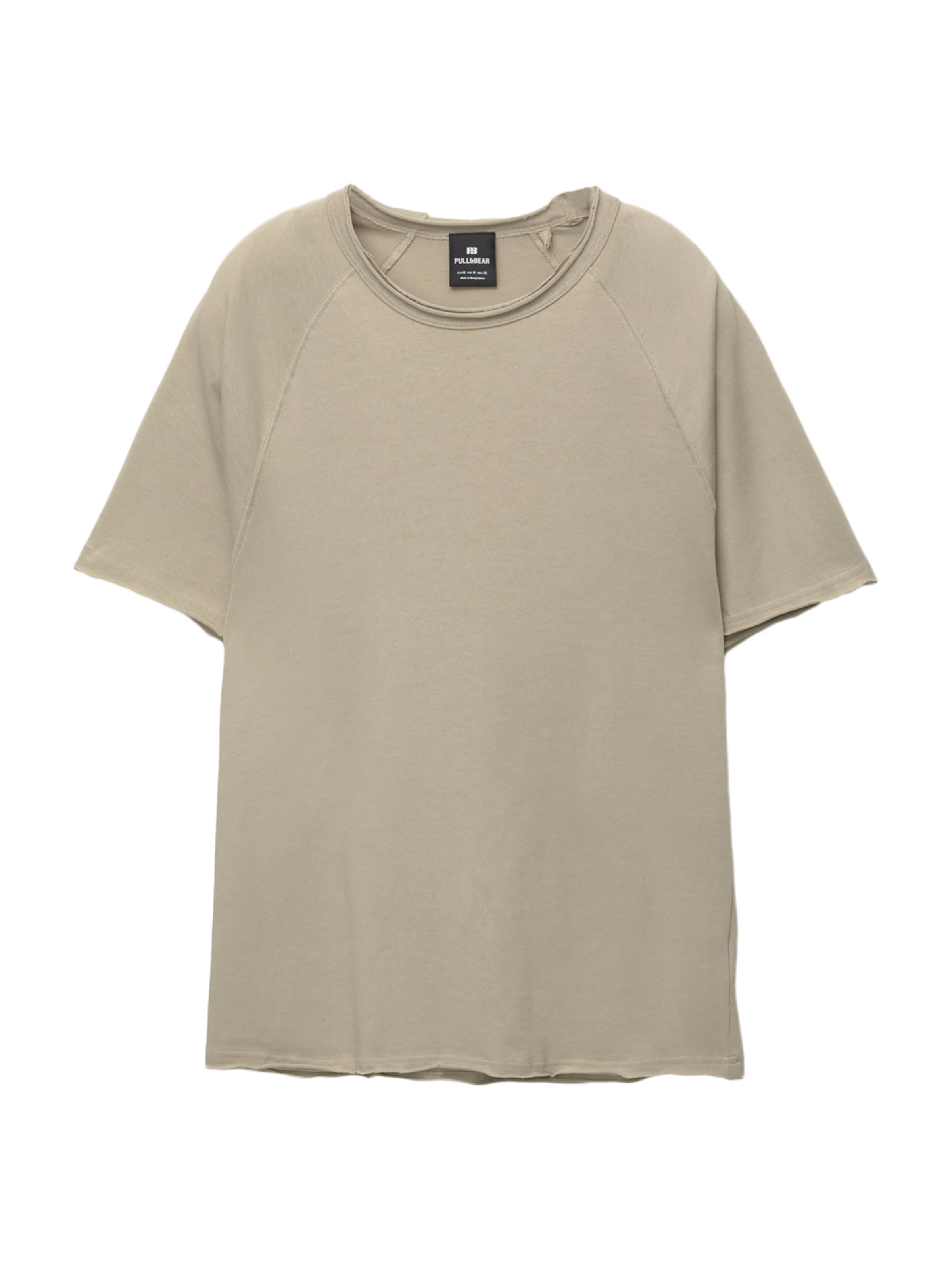 T-Shirt Pull&Bear en vert : devant