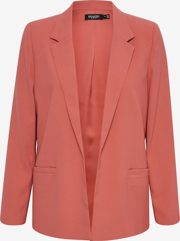 Blazer 'Shirley ' SOAKED IN LUXURY en rose : devant