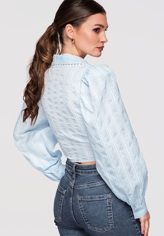 Ombre Blouse in Blue