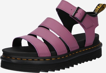 Dr. Martens Remsandal 'Blaire' i lila: framsida