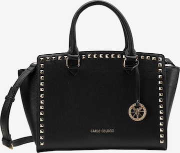 Carlo Colucci Handbag 'Cesarin' in Black: front