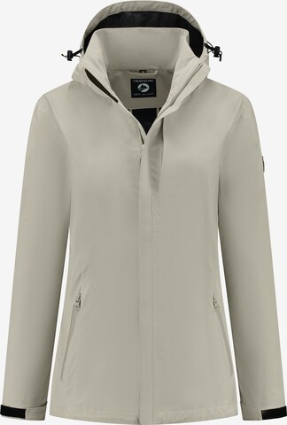 Veste fonctionnelle 'Alma' Travelin en beige : devant