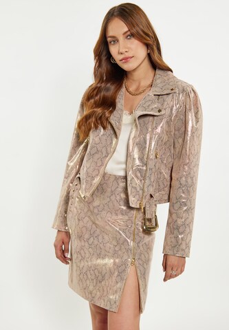 faina Between-Season Jacket in Gold: front